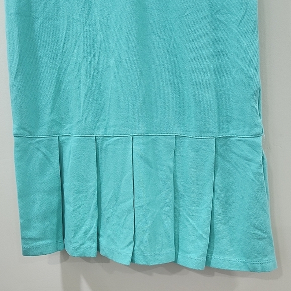 NWT Tommy Hilfiger Blue Dress Girls Sleeve Fitted Polo Shirt - Picture 3 of 8